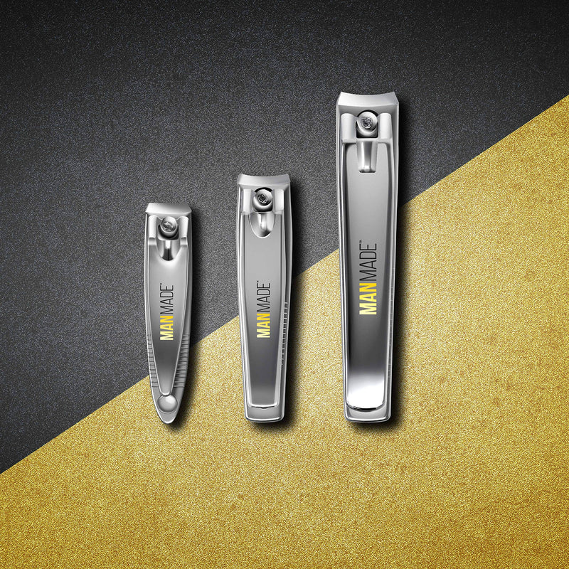 Man Made: Nail Clipper Trio Set, Dopp Kit Essentials, Become a Better Man (Yellow) Yellow - BeesActive Australia