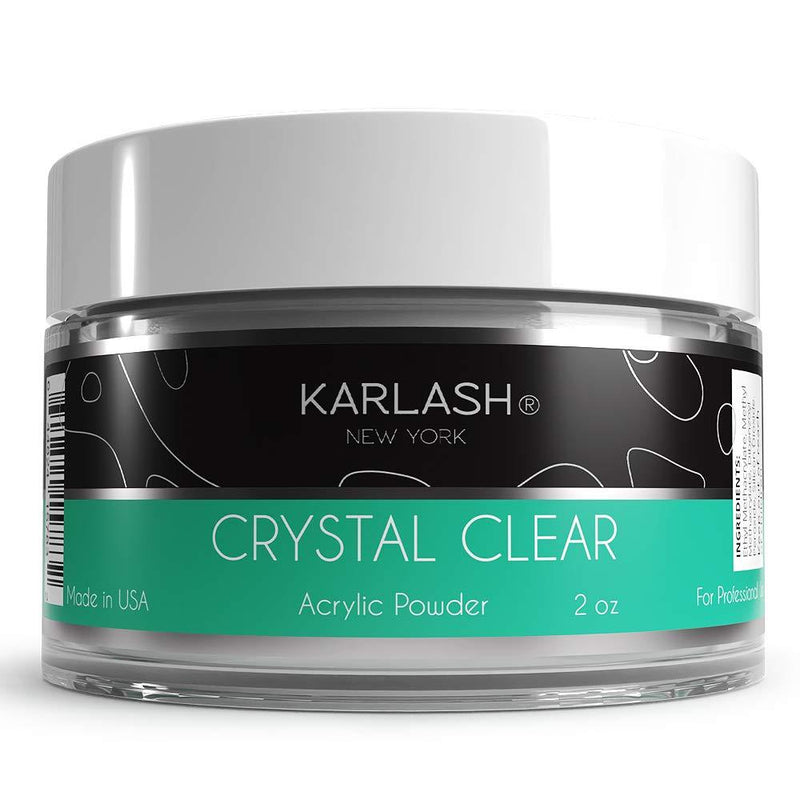 Karlash Professional Acrylic Powder Crystal Clear 2 oz 2 Ounce - BeesActive Australia