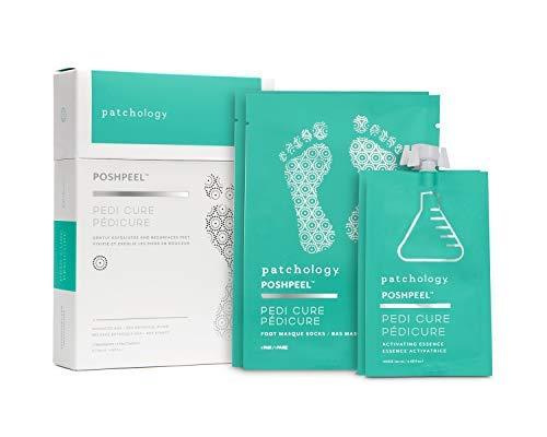 Patchology PoshPeel Pedi Cure Intensive Foot Peel Treatment for Calloused Feet, 2 Pairs - BeesActive Australia