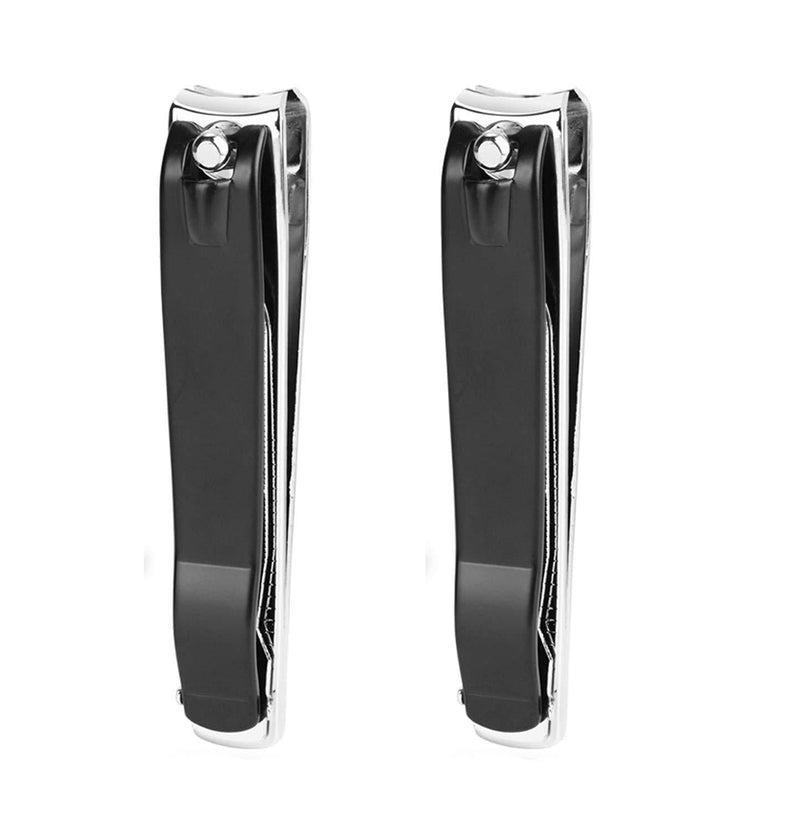 ICEYLI Large Nail Clippers Set,2 Pcs Premium Stainless Steel Fingernail & Toenail Clippers Curved Blade With Sharp And Sturdy Blade - BeesActive Australia