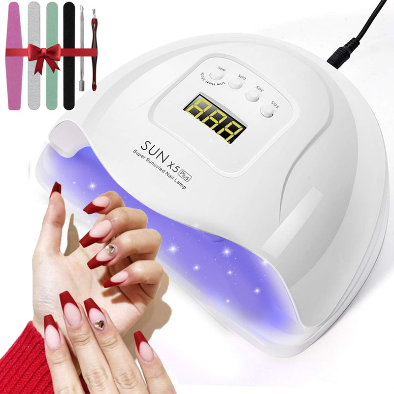 TENGEE UV LED Nail Lamp 80W for Gel Polish,Faster Nail Dryer with 36 Light Beads&4 Timers Setting,LCD Display Professional Nail Dryer Curing Lamp with Smart Sensor for Home and Salon - BeesActive Australia