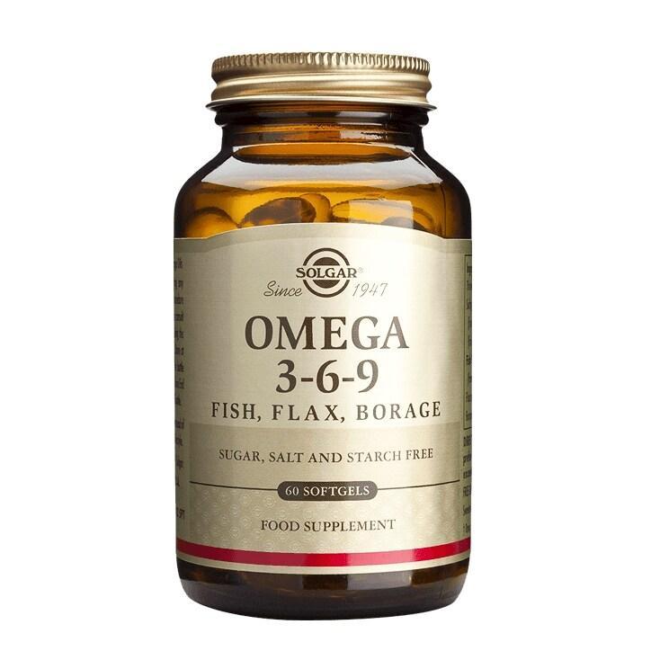 Solgar Omega 3-6-9 Fish, Flax, Borage 60 Softgels - BeesActive Australia