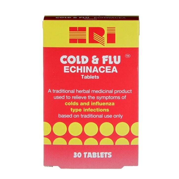 HRI Cold & Flu Echinacea 30 Tablets - BeesActive Australia
