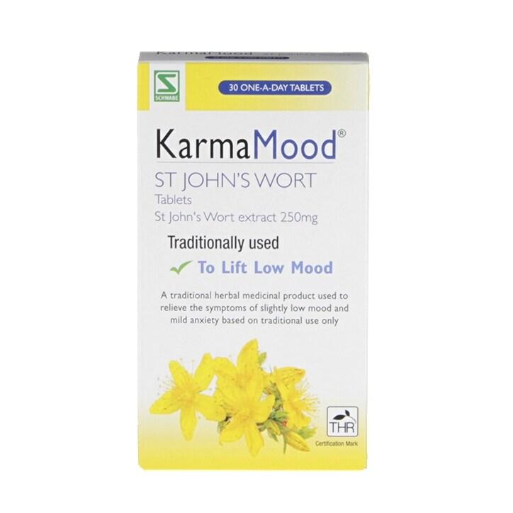 Schwabe Pharma Karma Mood St John's Wort 250mg 30 Tablets - BeesActive Australia