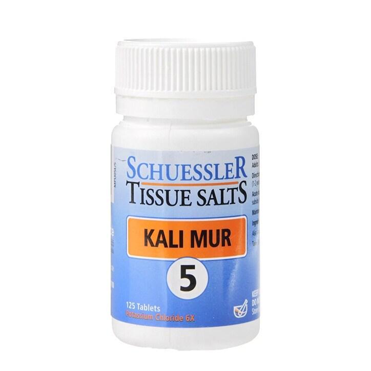 Schuessler Tissue Salts Kali Mur 5 125 Tablets - BeesActive Australia