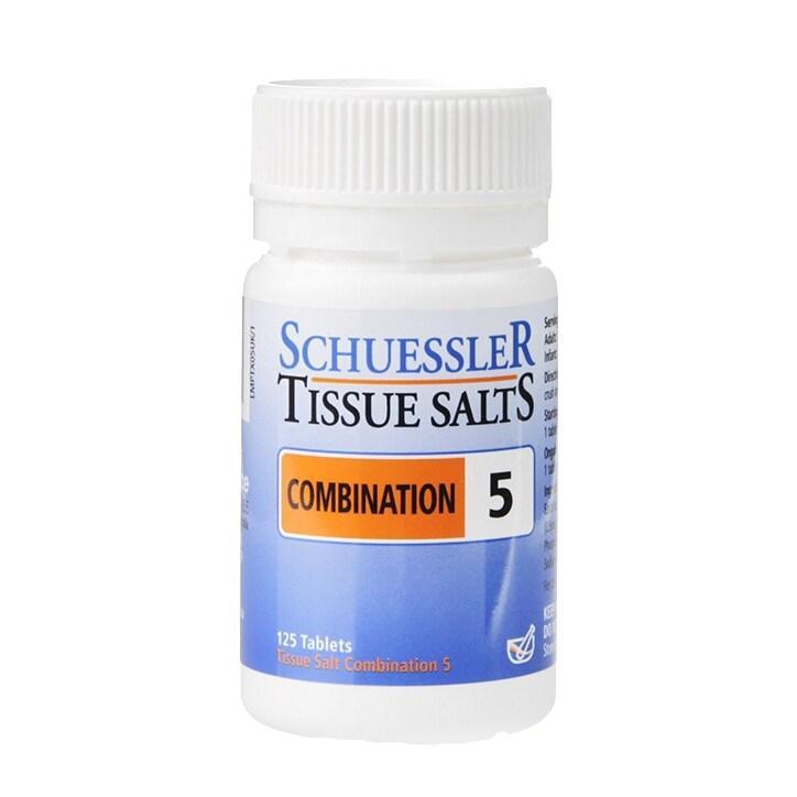 Schuessler Tissue Salts Combination 5 125 Tablets - BeesActive Australia
