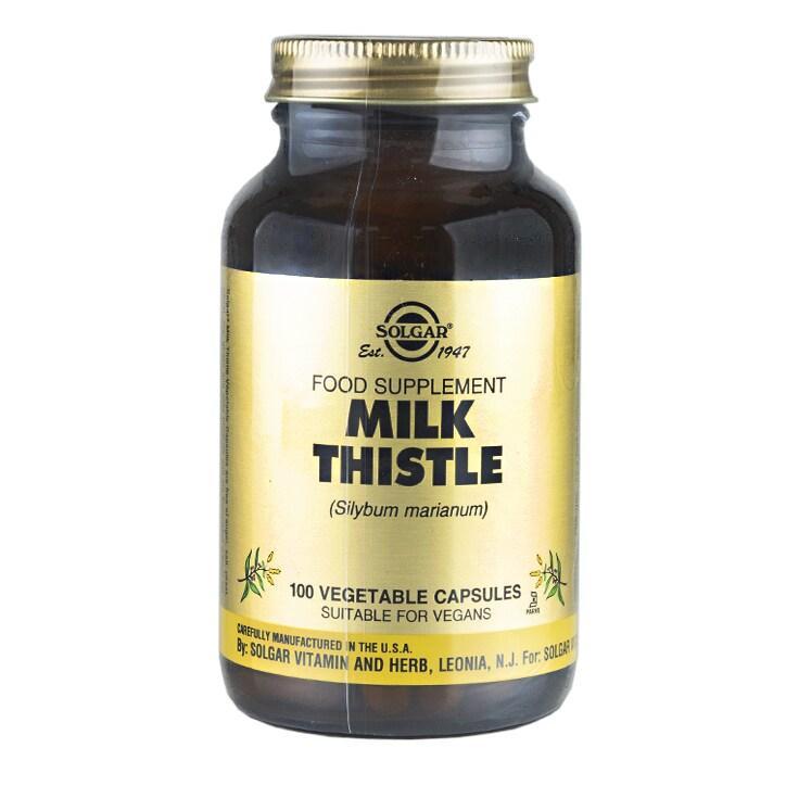 Solgar Milk Thistle 100 Vegetable Capsules - BeesActive Australia