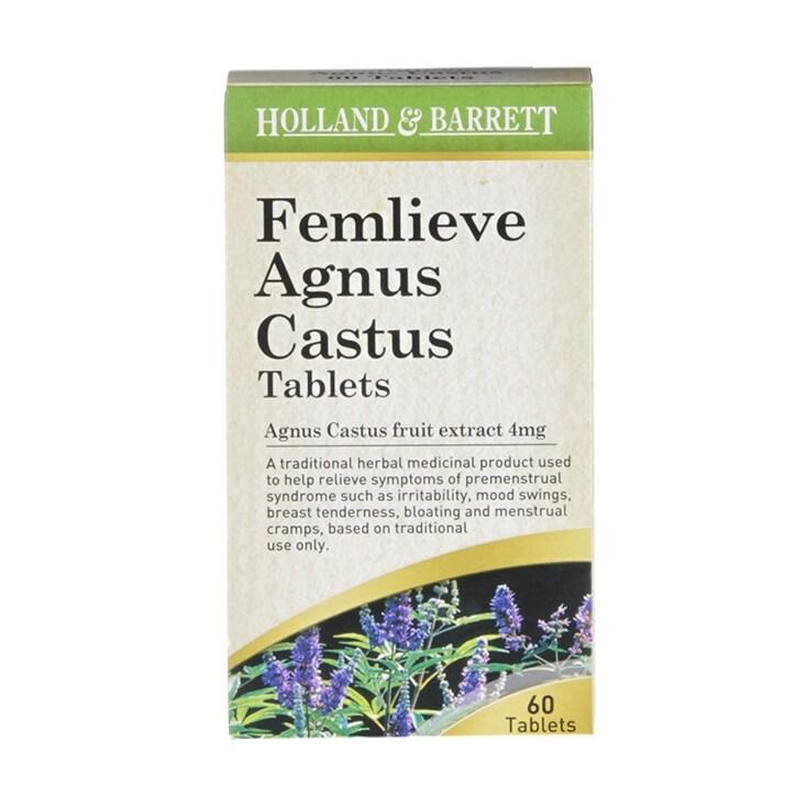 Holland & Barrett Femlieve Agnus Castus 4mg 60 Tablets - BeesActive Australia