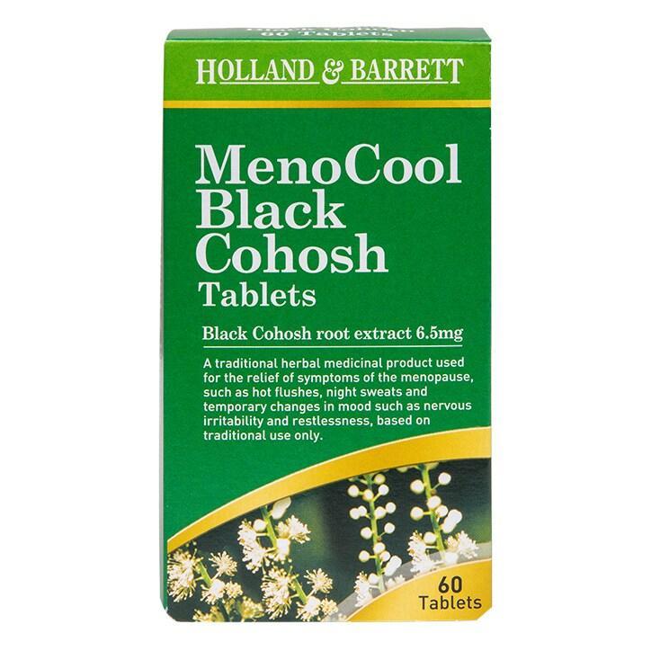 Holland & Barrett MenoCool Black Cohosh 60 Tablets - BeesActive Australia