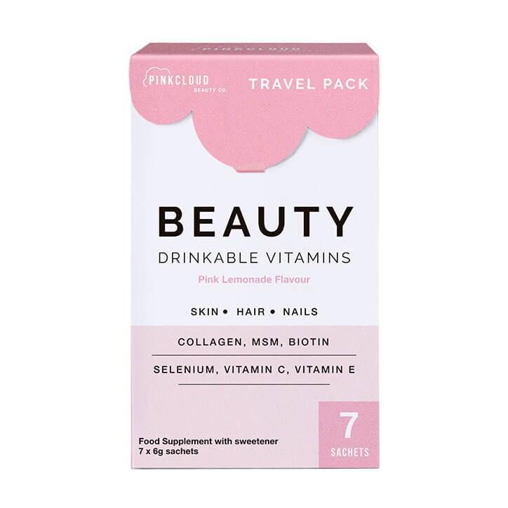 Pink Cloud Beauty Drinkable Vitamins Pink Lemonade Flavour 7 Sachets - BeesActive Australia