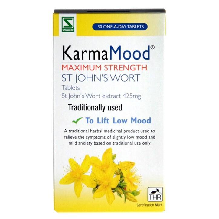 Schwabe Pharma KarmaMood St John's Wort 425mg 30 Tablets - BeesActive Australia