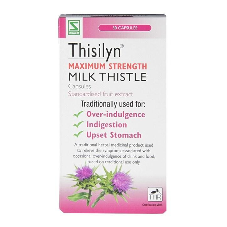 Schwabe Pharma Thisilyn Maxiumum Strength Milk Thistle 30 Capsules - BeesActive Australia