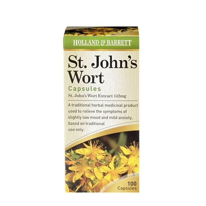 Holland & Barrett St John's Wort 100 Capsules - BeesActive Australia