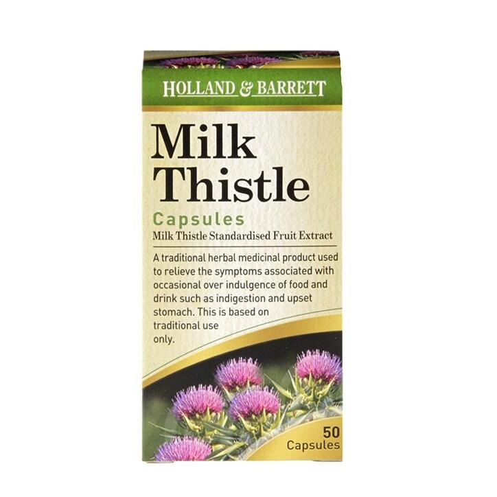 Holland & Barrett Milk Thistle 50 Capsules - BeesActive Australia