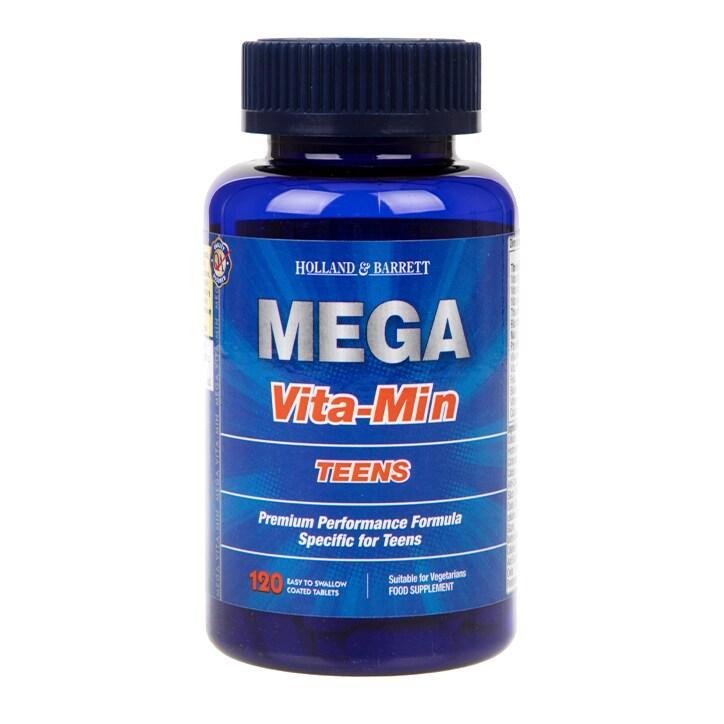 Holland & Barrett Mega VitaMin Teens 120 Capsules - BeesActive Australia