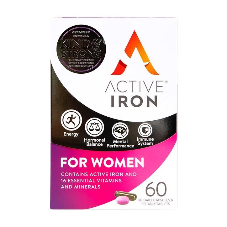 Active Iron & B Complex for Women 60 Capsules - BeesActive Australia