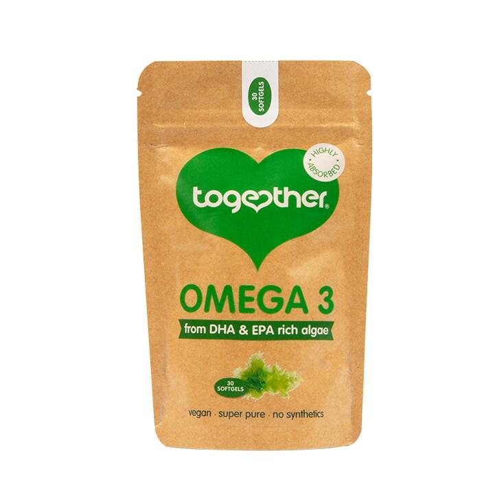 Together Natural Algae DHA Omega 3 30 Softgels - BeesActive Australia