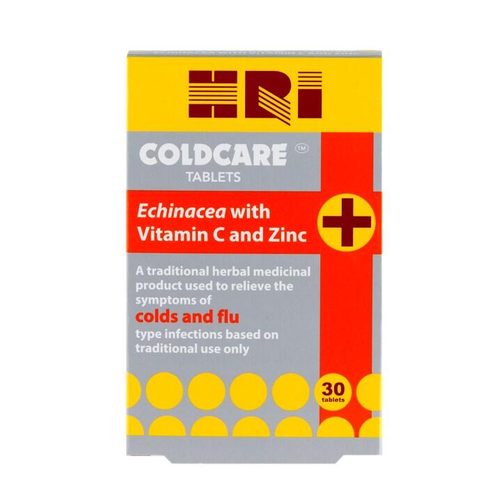 HRI Coldcare Echinacea with Vitamin C & Zinc 30 Tablets - BeesActive Australia