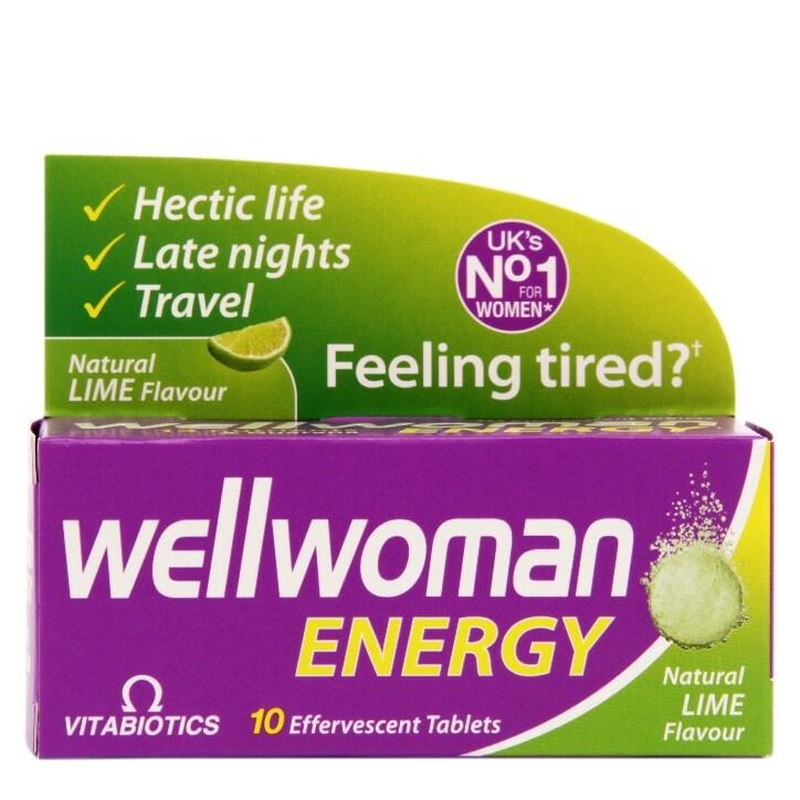 Vitabiotics Wellwoman Energy Lime 10 Effervescent Tablets - BeesActive Australia