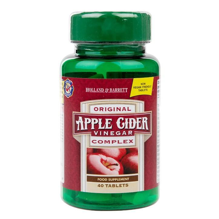 Holland & Barrett Apple Cider Vinegar Complex 40 Tablets - BeesActive Australia