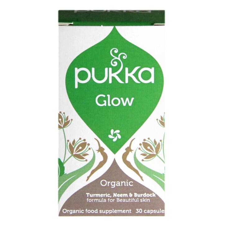 Pukka Glow Organic Supplement 30 Capsules - BeesActive Australia