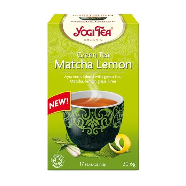 Yogi Tea Green Tea Matcha Lemon Organic 17 Tea Bags - BeesActive Australia