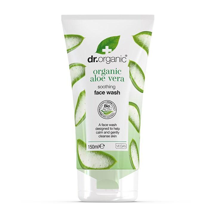 Dr Organic Aloe Vera Soothing Face Wash 150ml - BeesActive Australia