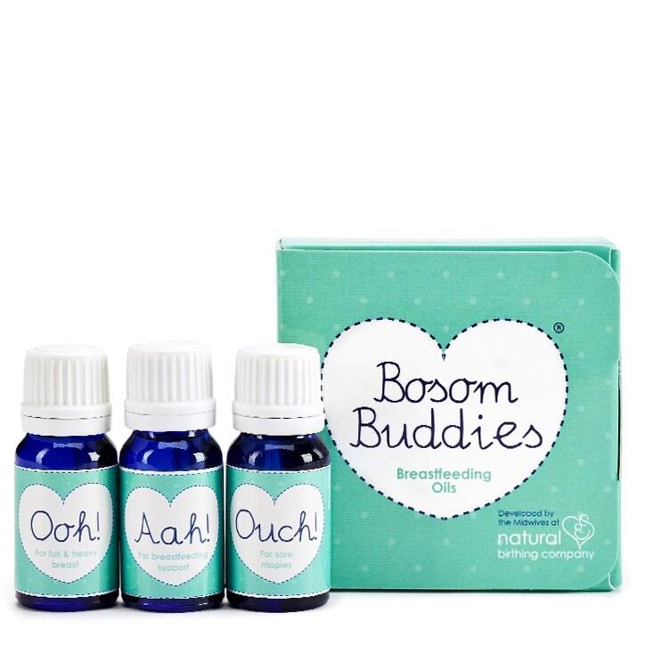 Natural Birthing Co Bosom Buddies Breastfeeding Oils 3x10ml - BeesActive Australia