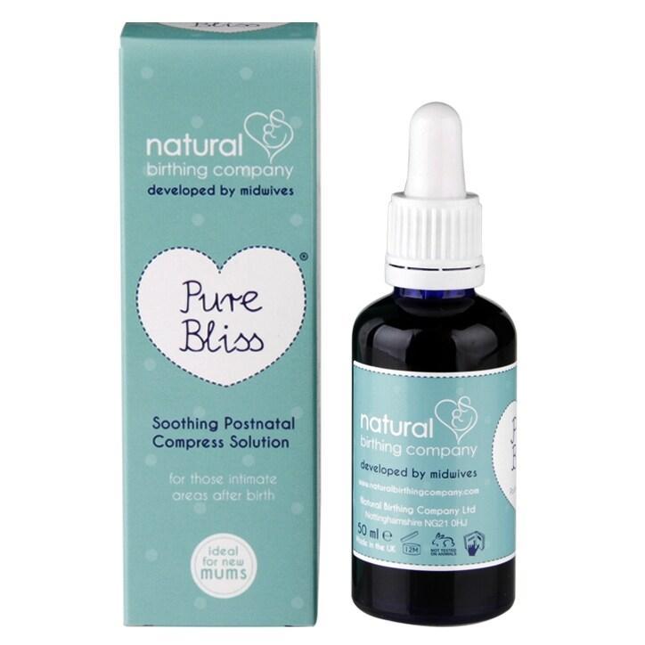 Natural Birthing Co Pure Bliss Soothing Postnatal Compress Solution 50ml - BeesActive Australia