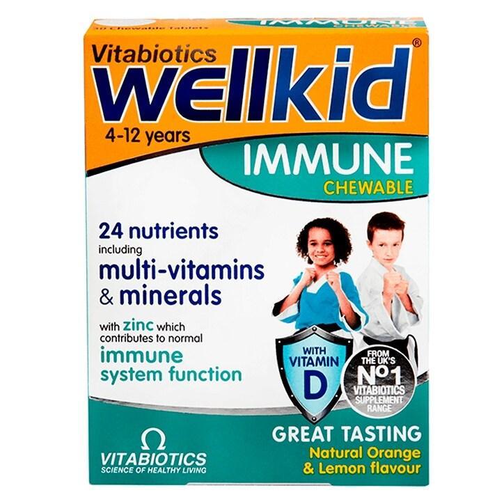 Vitabiotics Wellkid Immune 30 Chewables - BeesActive Australia