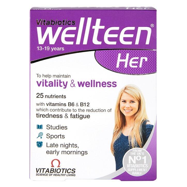 Vitabiotics Wellteen Her 28 Tablets - BeesActive Australia