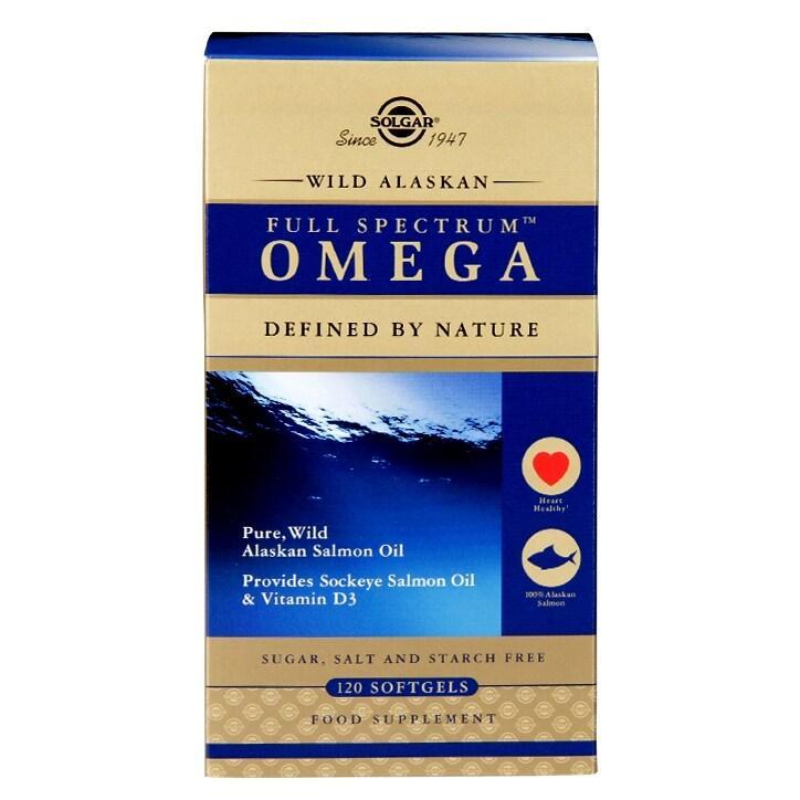 Solgar Wild Alaskan Full Spectrum Omega 120 Softgels - BeesActive Australia