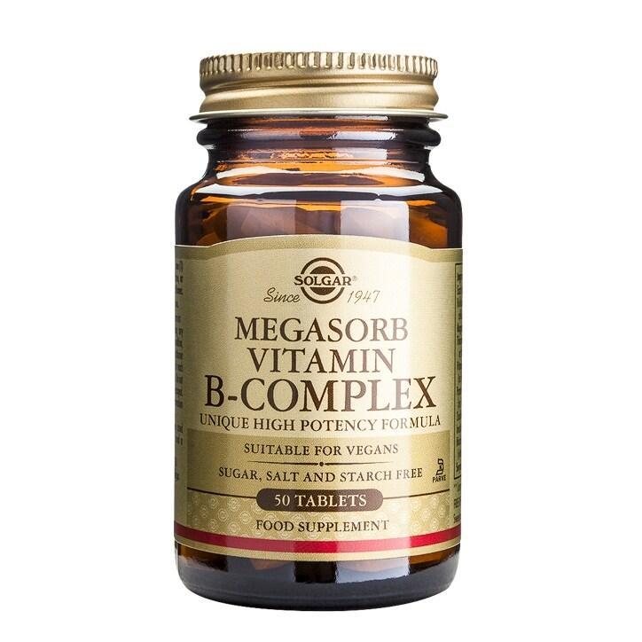 Solgar Megasorb Vitamin B-Complex 50 Tablets - BeesActive Australia