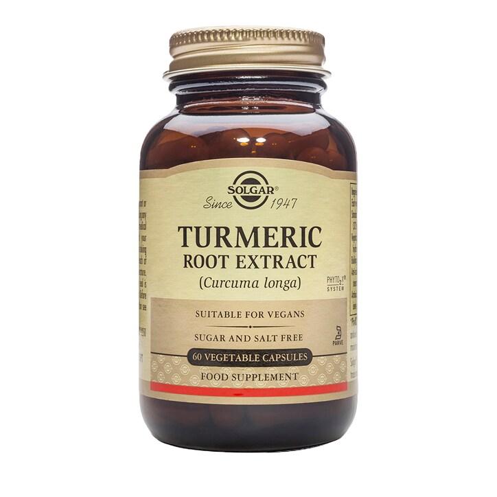 Solgar Turmeric Root Extract 60 Vegi Capsules - BeesActive Australia