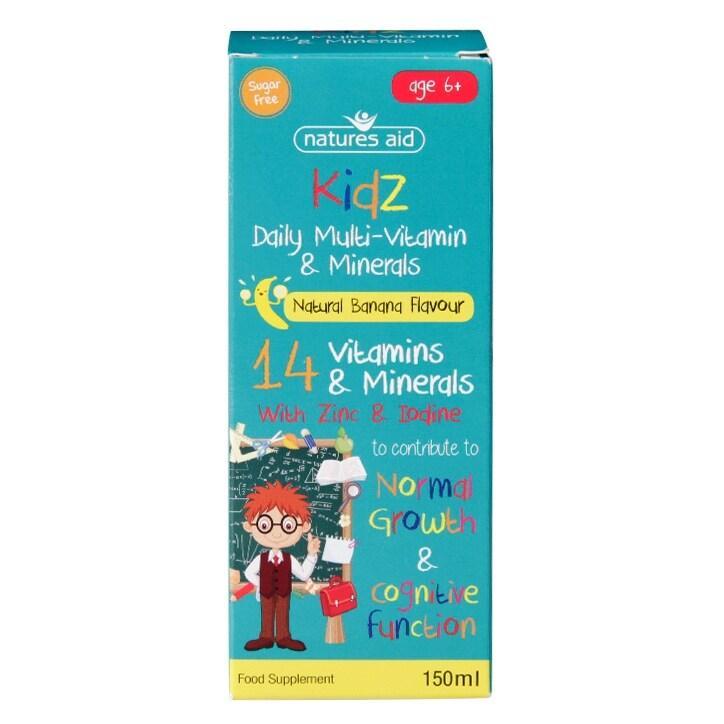 Nature's Aid Kidz Multivitamin Liquid 150ml - BeesActive Australia