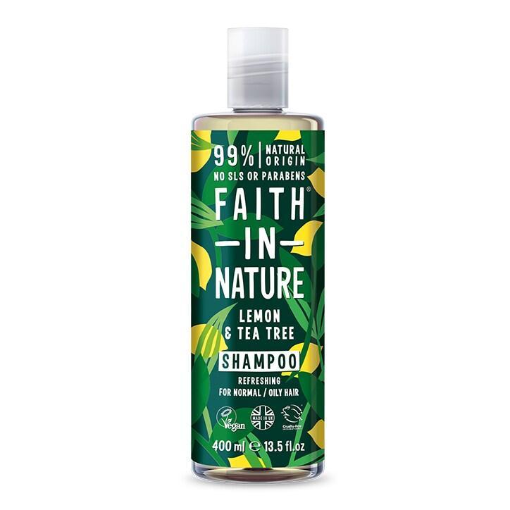 Faith In Nature Lemon & Tea Tree Shampoo 400ml - BeesActive Australia