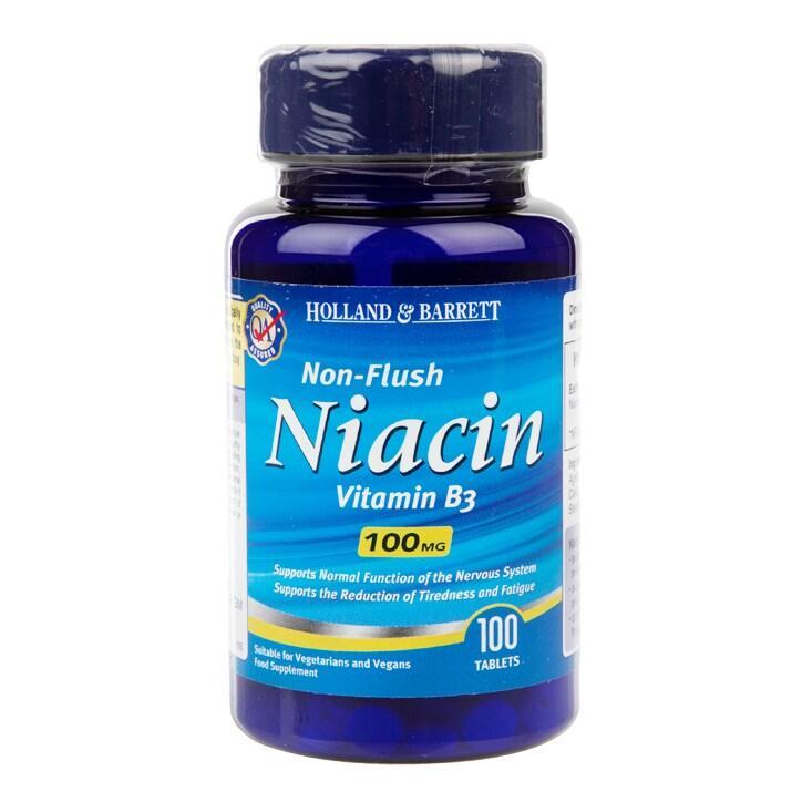 Holland & Barrett Niacin B3 100 Tablets 100mg - BeesActive Australia