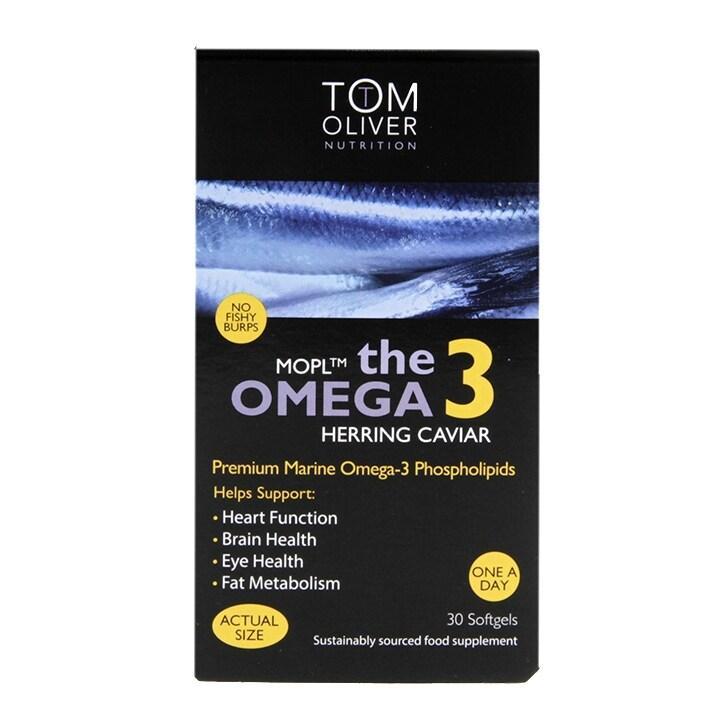 Tom Oliver Nutrition Herring Caviar 30 Softgels - BeesActive Australia