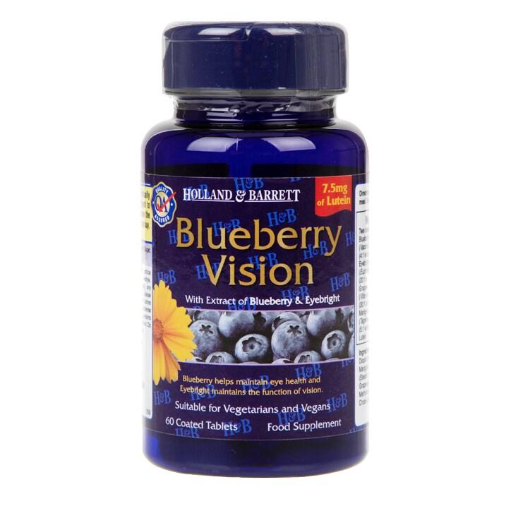 Holland & Barrett Blueberry Vision 60 Capsules - BeesActive Australia