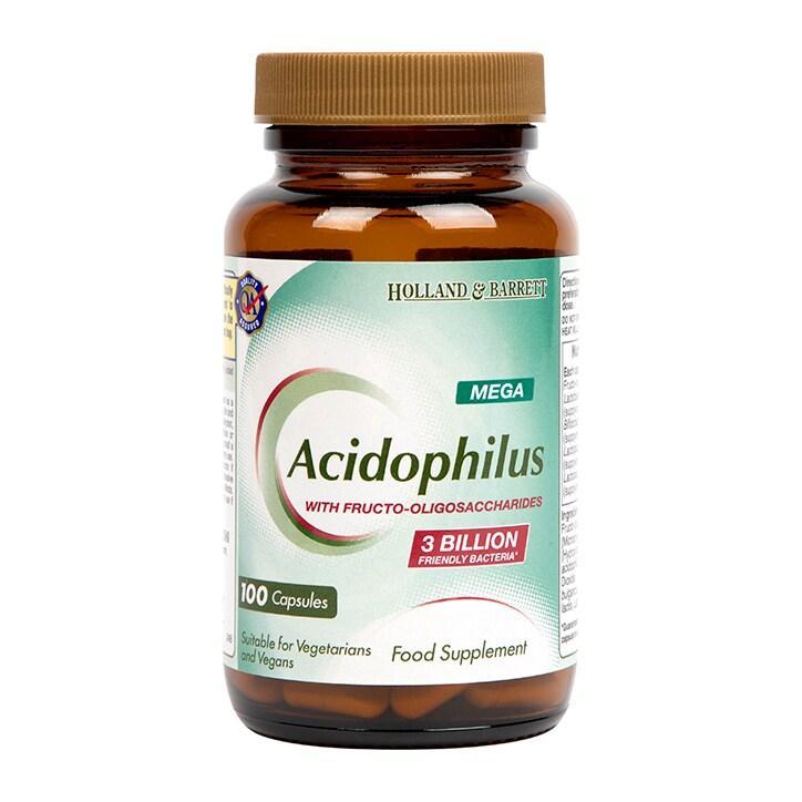 Holland & Barrett Mega Potency Acidophilus 100 Capsules - BeesActive Australia