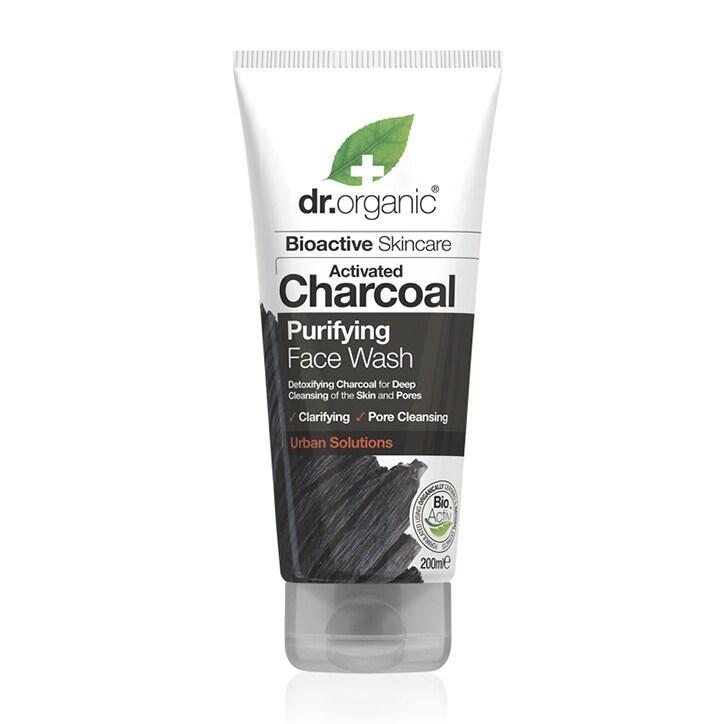 Dr Organic Charcoal Face Wash 200ml - BeesActive Australia