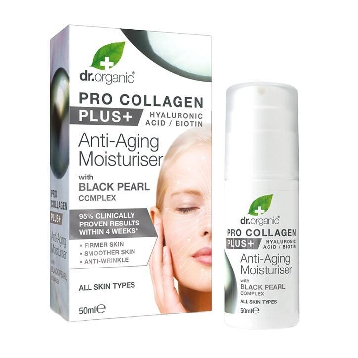 Dr Organic Pro Collagen Plus Black Pearl 50ml - BeesActive Australia