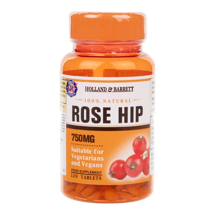 Holland & Barrett Rose Hip 120 Tablets 750mg - BeesActive Australia