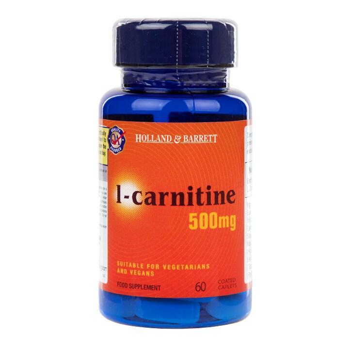 Holland & Barrett l-carnitine 30 Caplets 500mg - BeesActive Australia