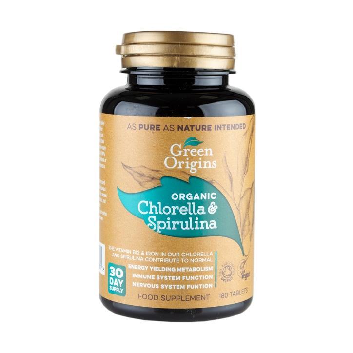 Green Origins Chlorella & Spirulina Tablets 500mg 180 Tablets - BeesActive Australia