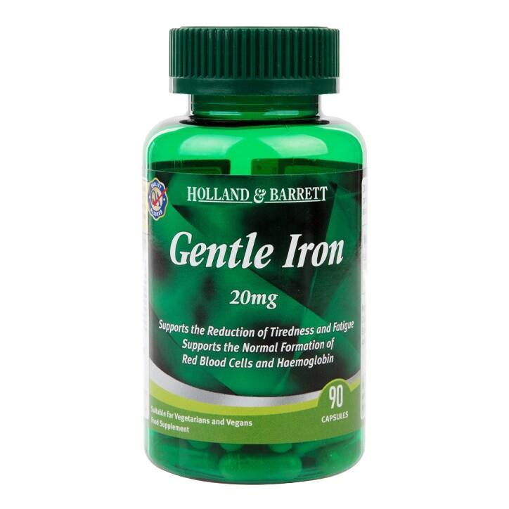 Holland & Barrett Gentle Iron 20mg 90 Capsules - BeesActive Australia