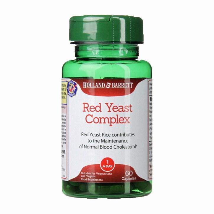 Holland & Barrett Red Yeast Complex 600mg 60 Capsules - BeesActive Australia