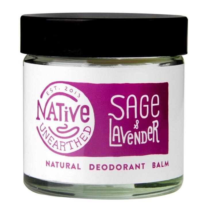 Native Unearthed Natural Deodorant Balm Sage & Lavender 60g - BeesActive Australia