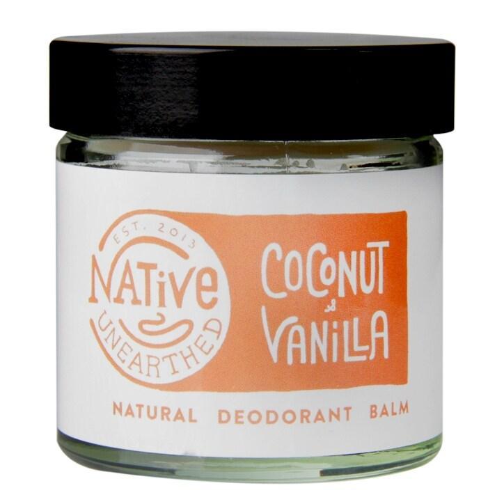 Native Unearthed Natural Deodorant Balm Coconut & Vanilla 60g - BeesActive Australia