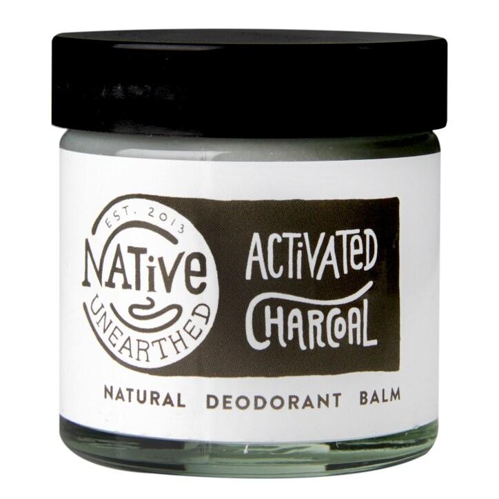 Native Unearthed Natural Deodorant Balm Activated Charcoal 60g - BeesActive Australia